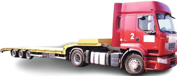 Tracteur et porte-engins surbaissé